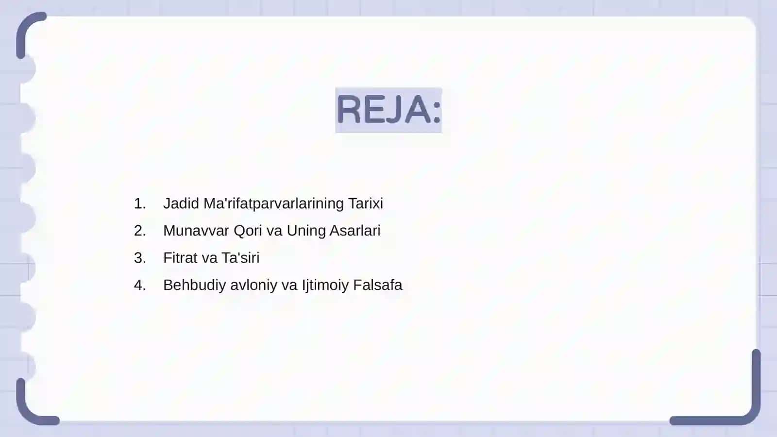 Jadid Ma'rifatparvarlarining Tarixi 2