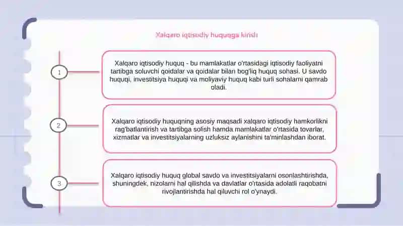 Xalqaro iqtisodiy huquq 2