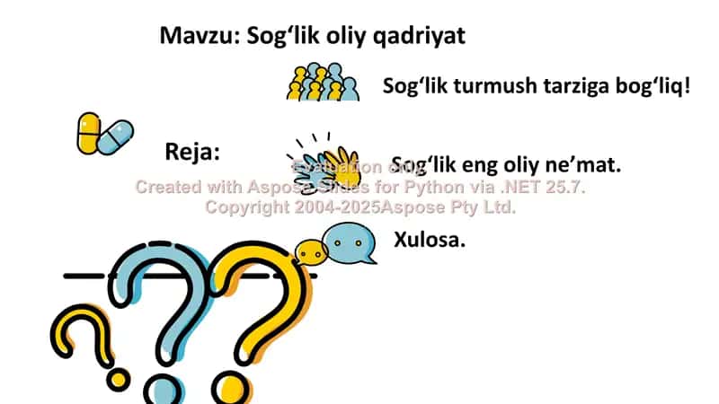 Turmush Tarzi va Sog'lik 2