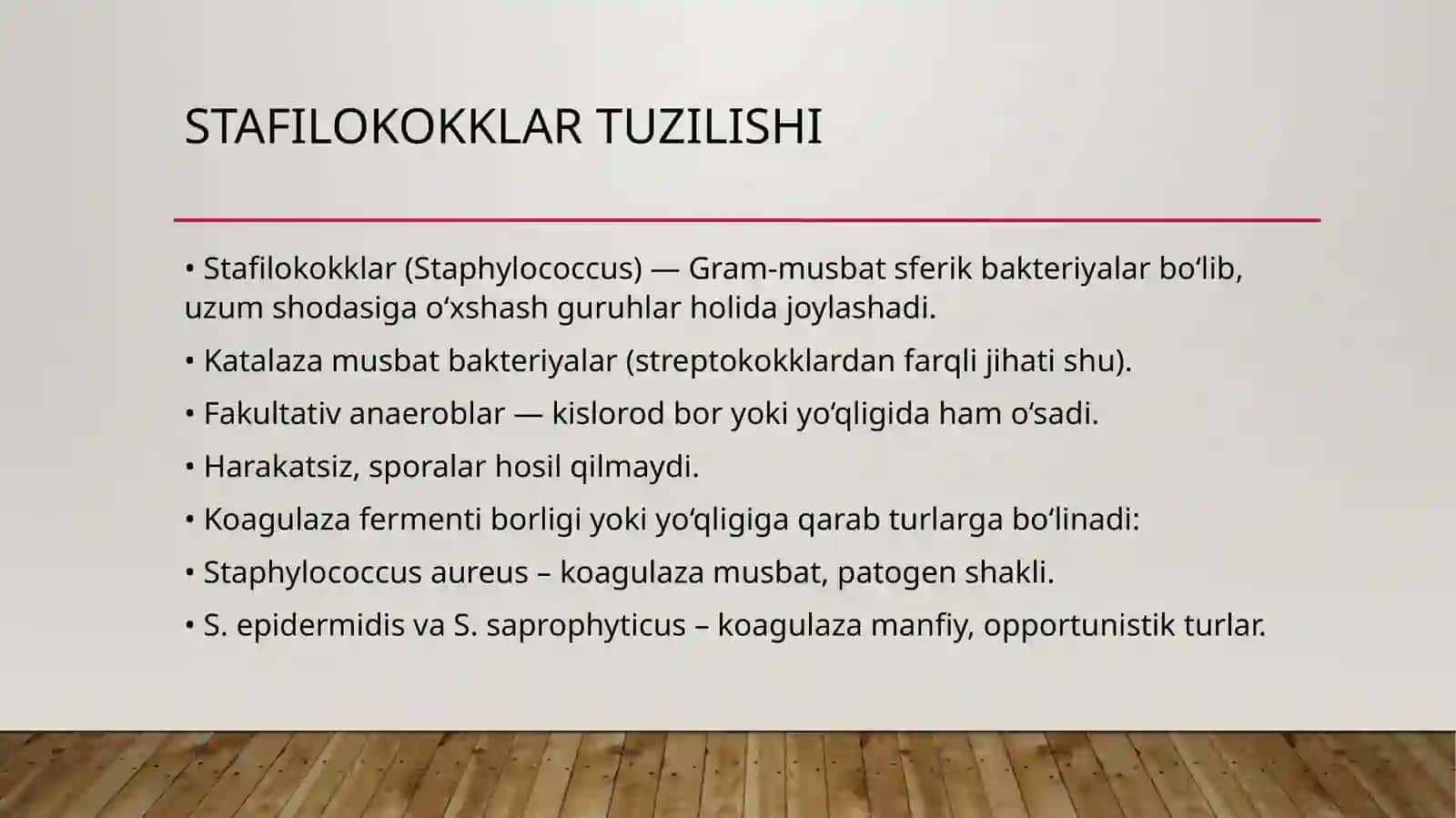 Stafilokokk va Streptokokk 2
