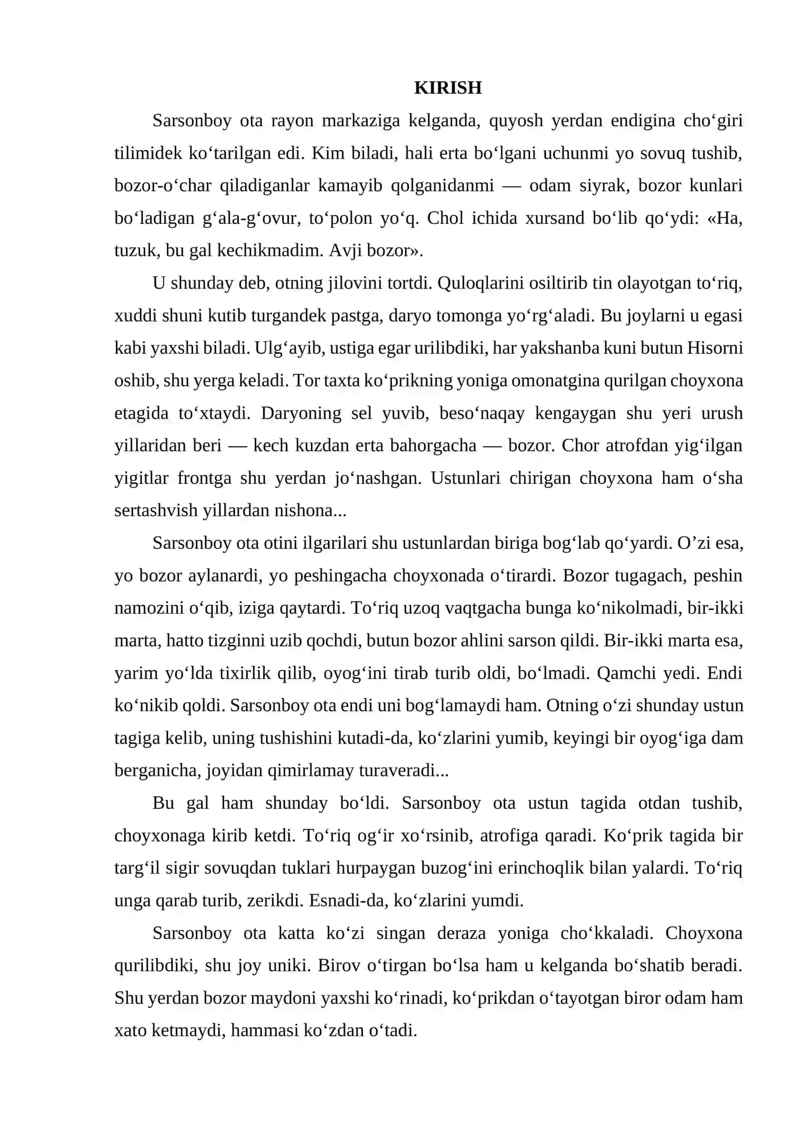 O‘LMAS UMARBEKOVNING QIYOMAT QARZ HIKOYASI 2