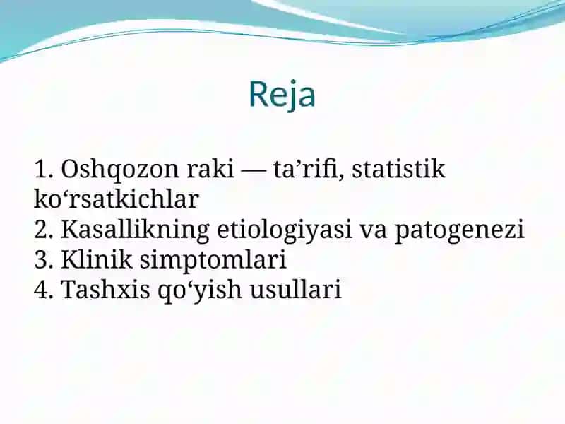 Oshqozonrakikasalligi 2