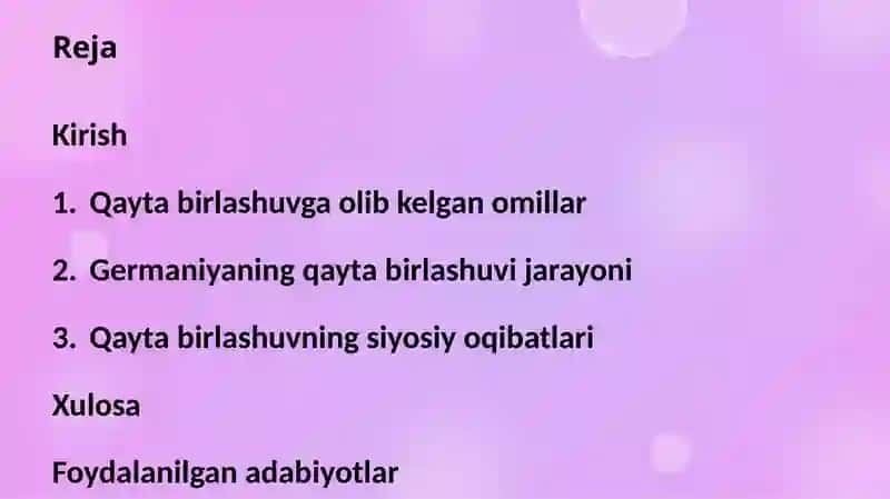 Qayta Birlashuv: Siyosiy va Iqtisodiy Oqibatlar 2