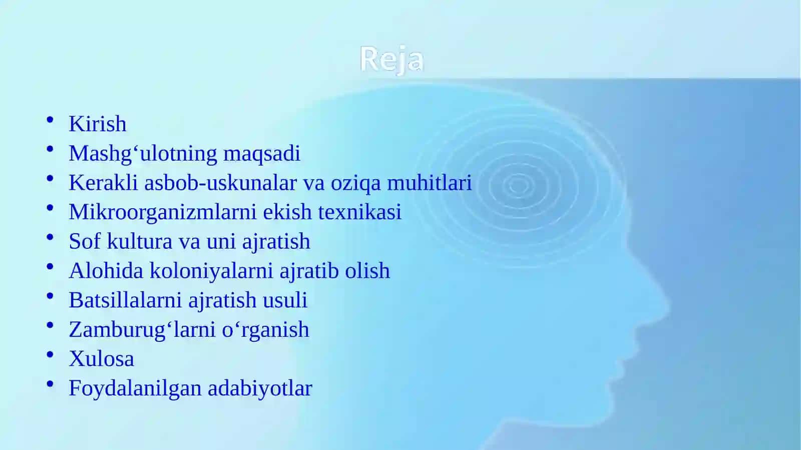 Mikroorganizmlar ekish va sofkulturasini ajratib olish usullari 2