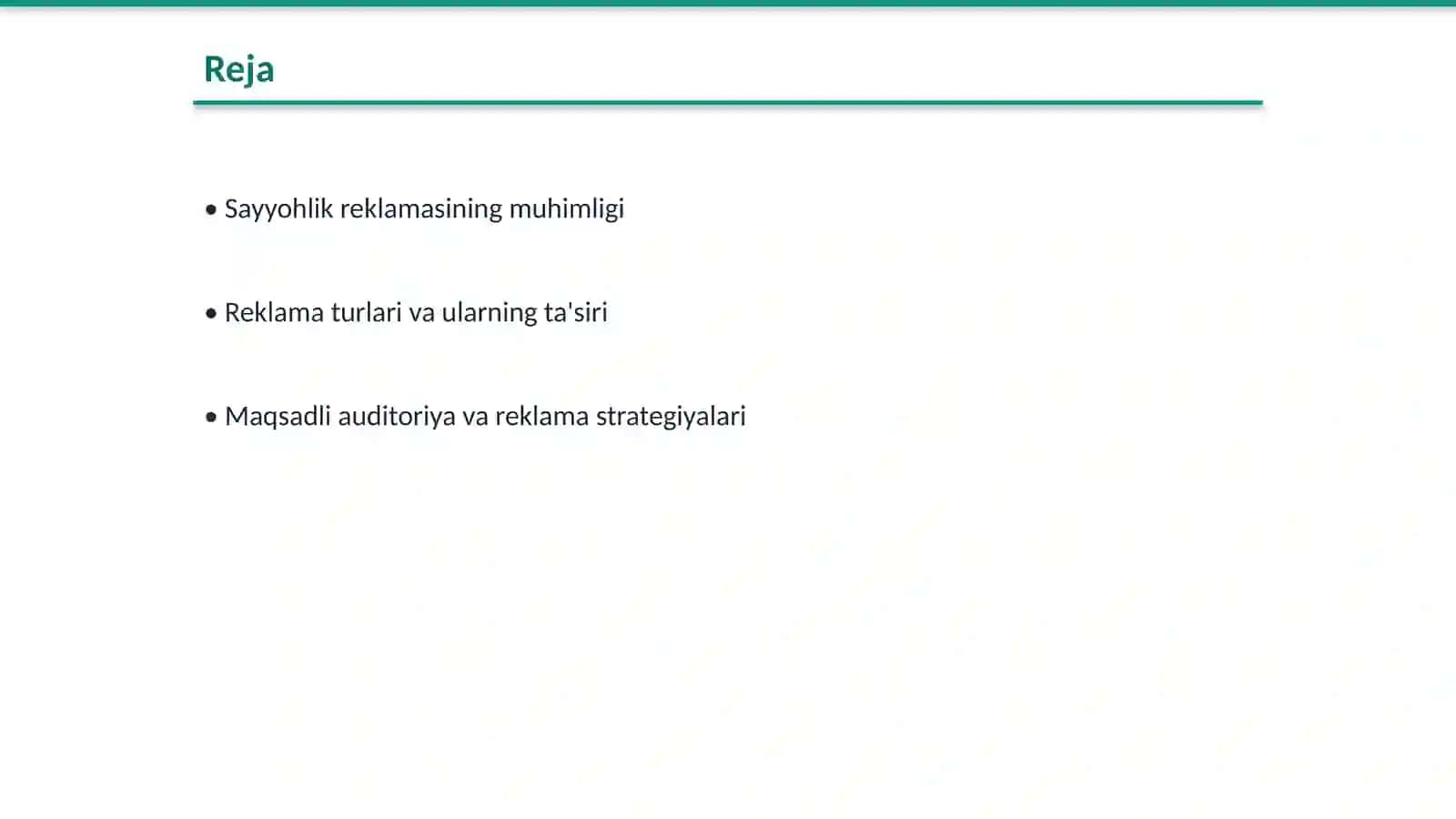 Sayyohlik yoʻnlashlarini targʻib qilishda reklamaning roli 2