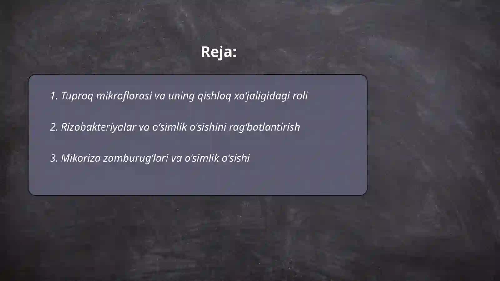 Mikroorganizmlarning qishloq xoʻjaligidagi ahamiyati 2