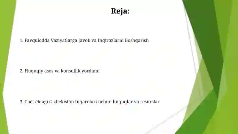 Oʻzbekiston Respublikasi fuqarolarini xorijda himoya qilish 2