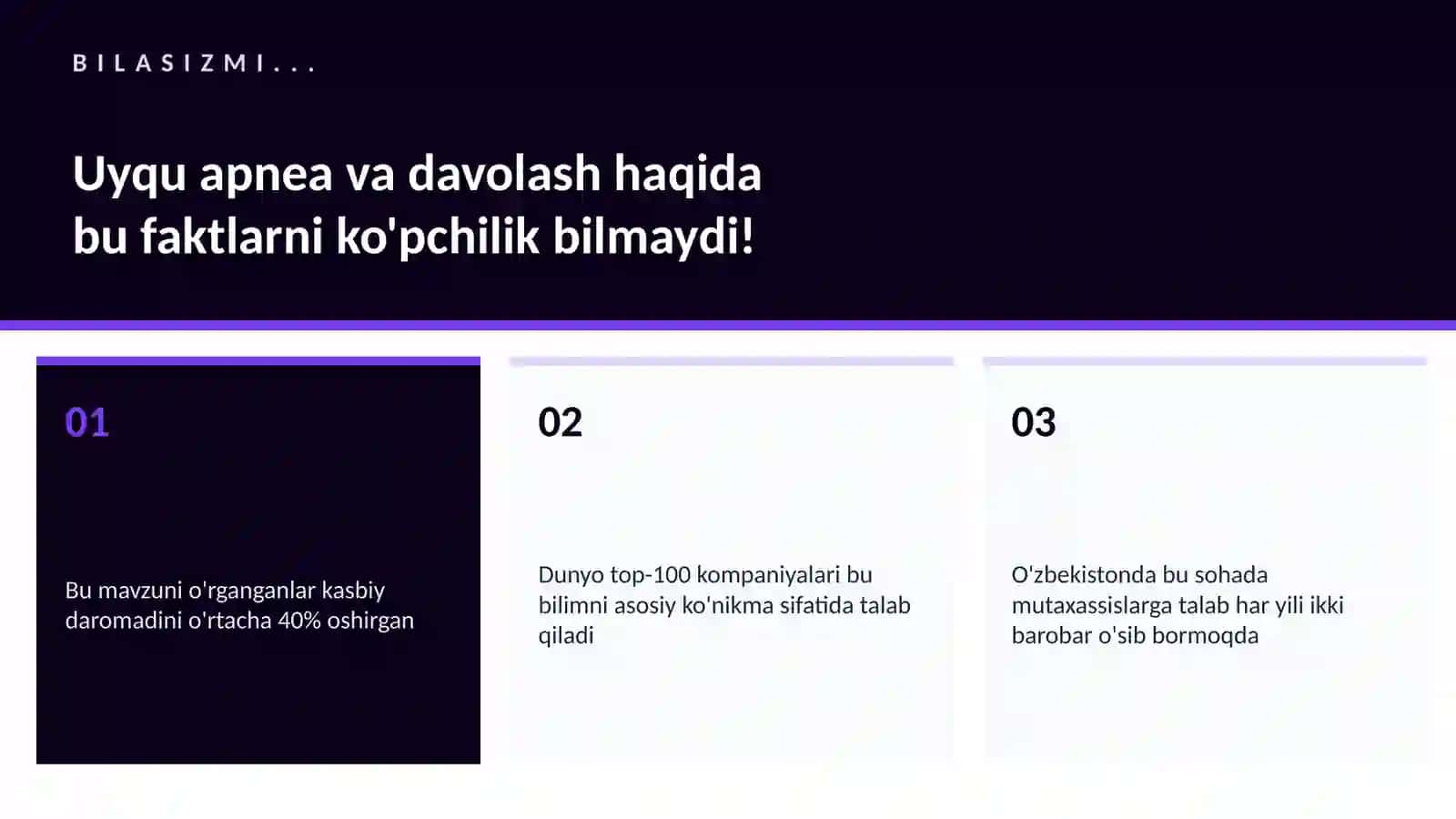 Uyqu apnea va davolash 2