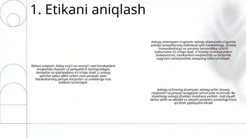 Etikani aniqlash 2
