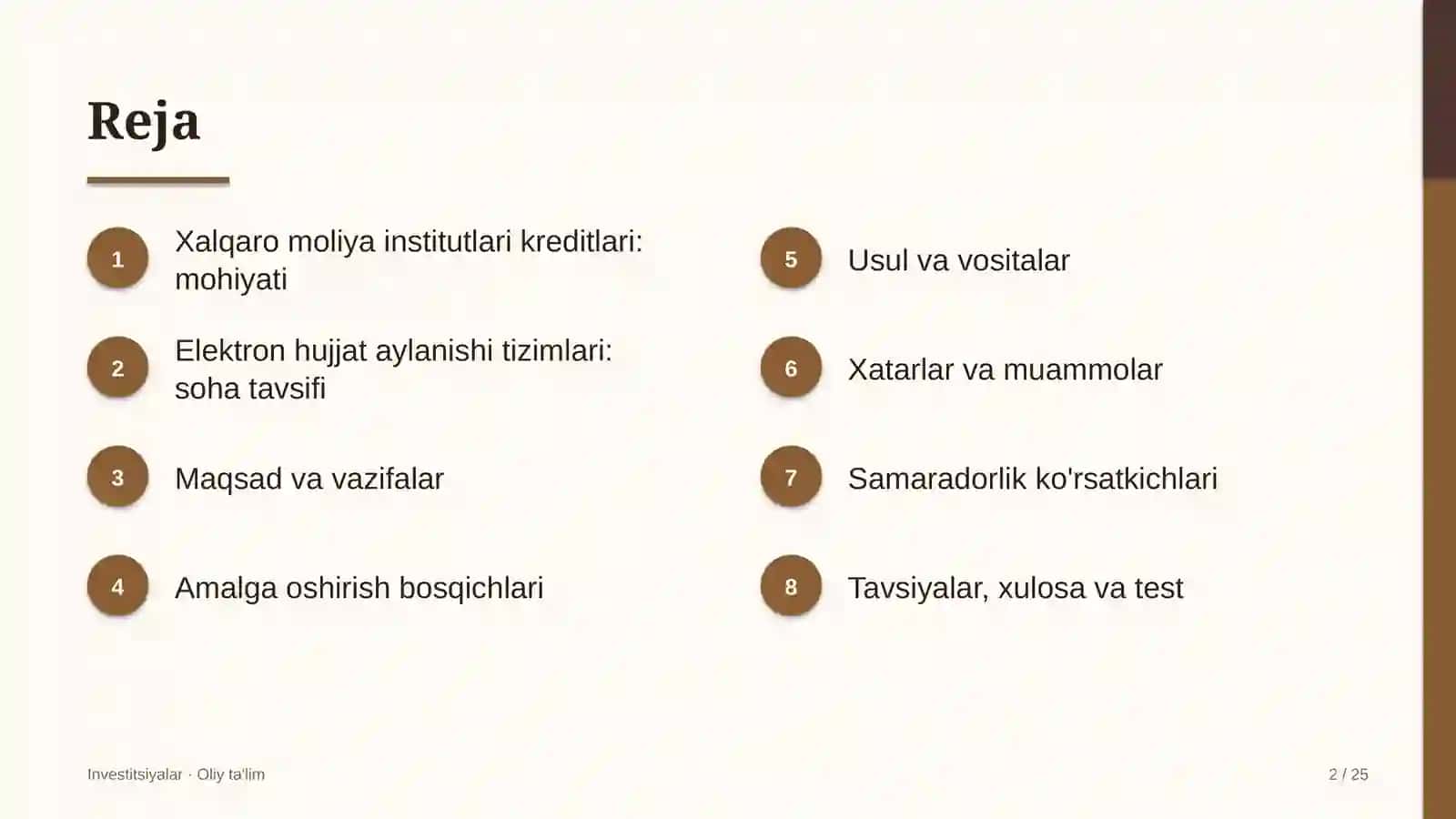 elektron hujjat aylanishi tizimlarida xalqaro moliya institutlari kreditlaridan foydalanish 4543 2