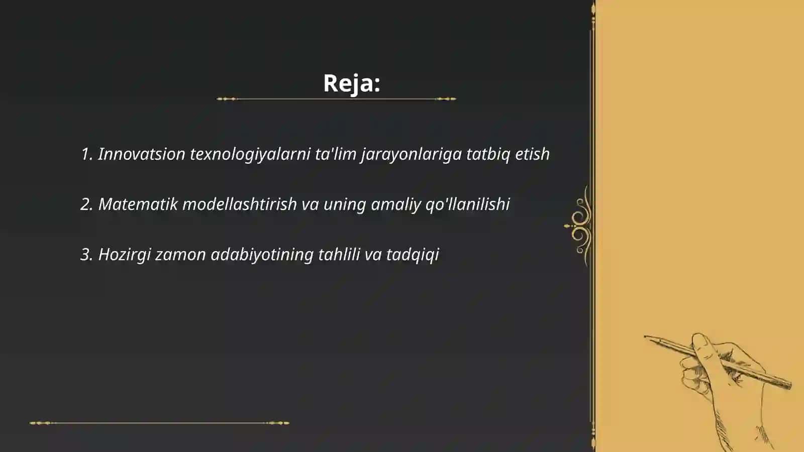 Innovatsion texnologiyalarni ta'lim jarayonlariga tatbiq etish 2