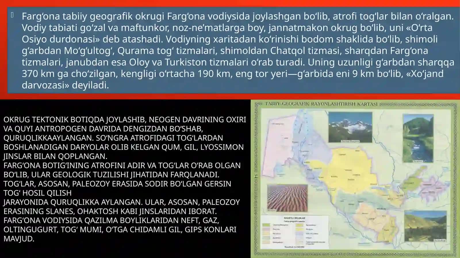 7-sinf. Geografiya. Farg'ona tabiiy geografik okrugi 2