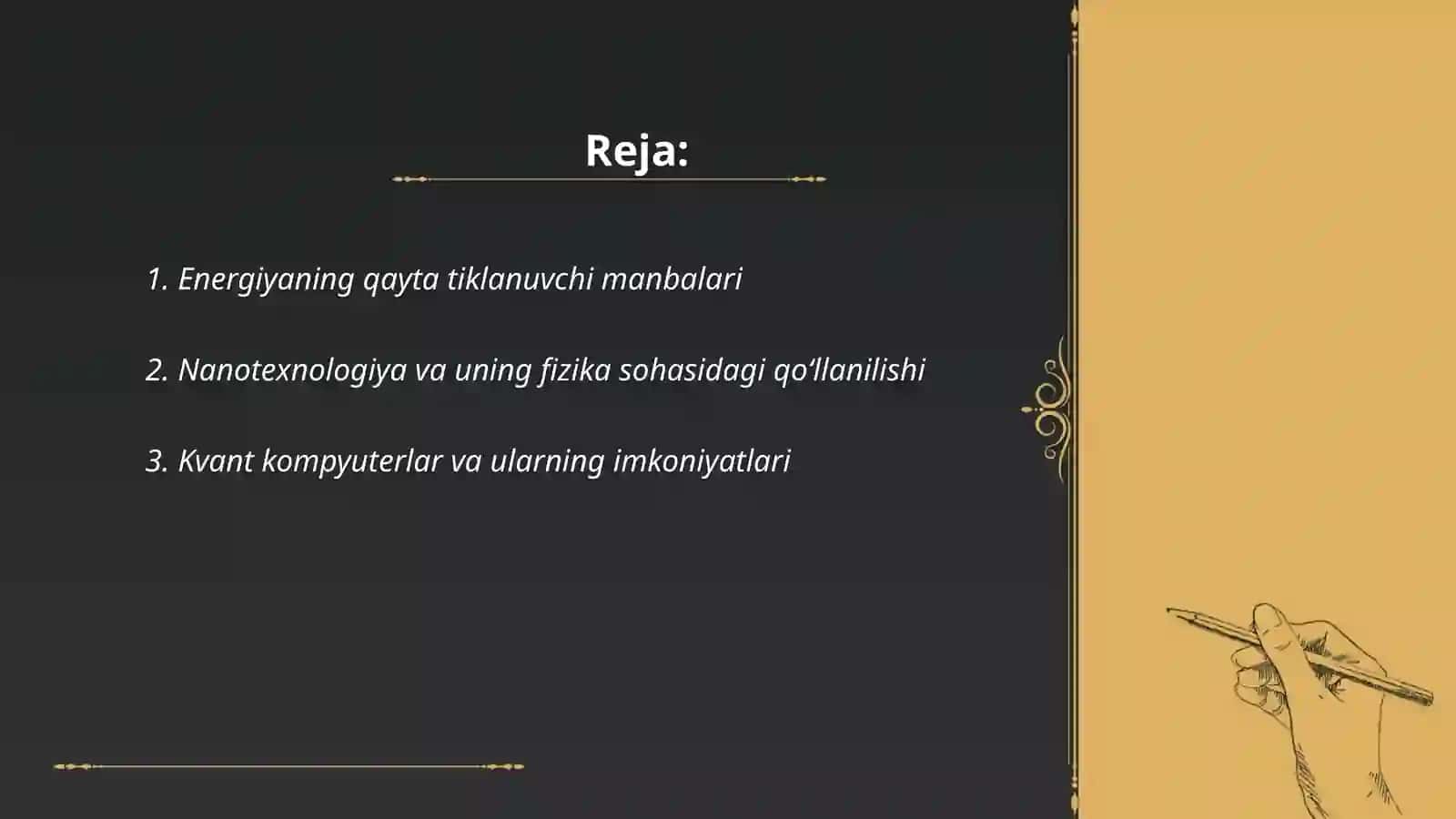 Energiyaning qayta tiklanuvchi manbalari 2