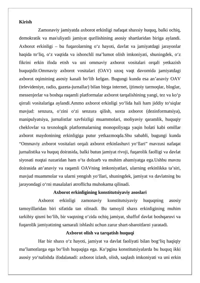 Axborot erkinligi 2