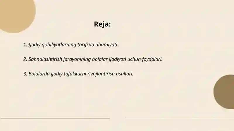Sahnalashtirish faoliyati vositasida bolalarda ijodiy qobiliyatlarni rivojlantirish 2