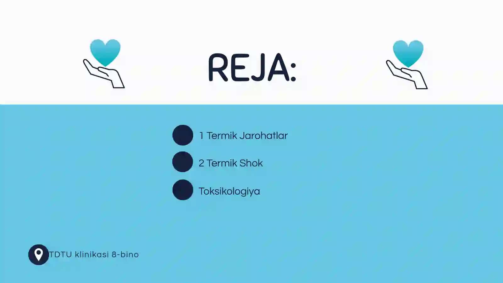 Termik Jarohatlar va Toksikologiya 2