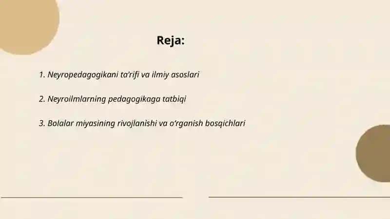 Neyropedagogika pedagogikaning ilmiy va amaliy sohasi sifatida 2