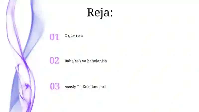 8-sinf ona tili o'quv dasturi mazmuni 2
