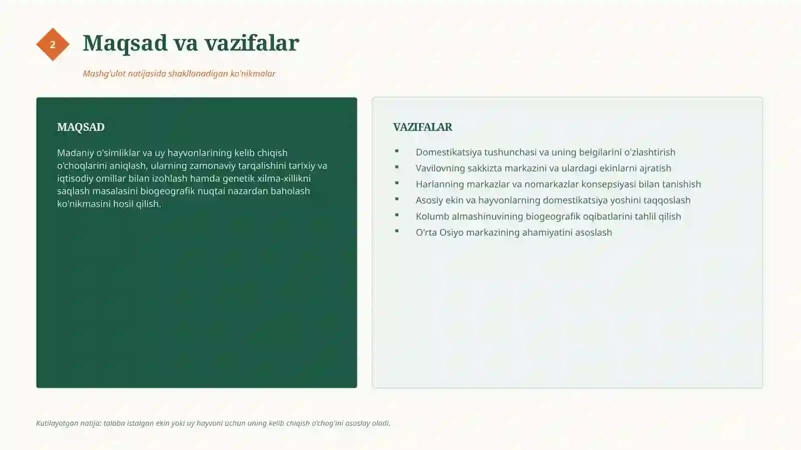 madaniy osimlik va uy hayvonlarining geografik tarqalishi 2