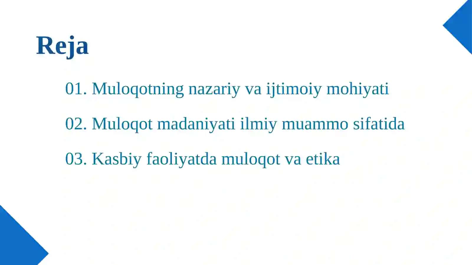 Muloqot madaniyatini shakllantirish ilmiy muammo sifatida 2
