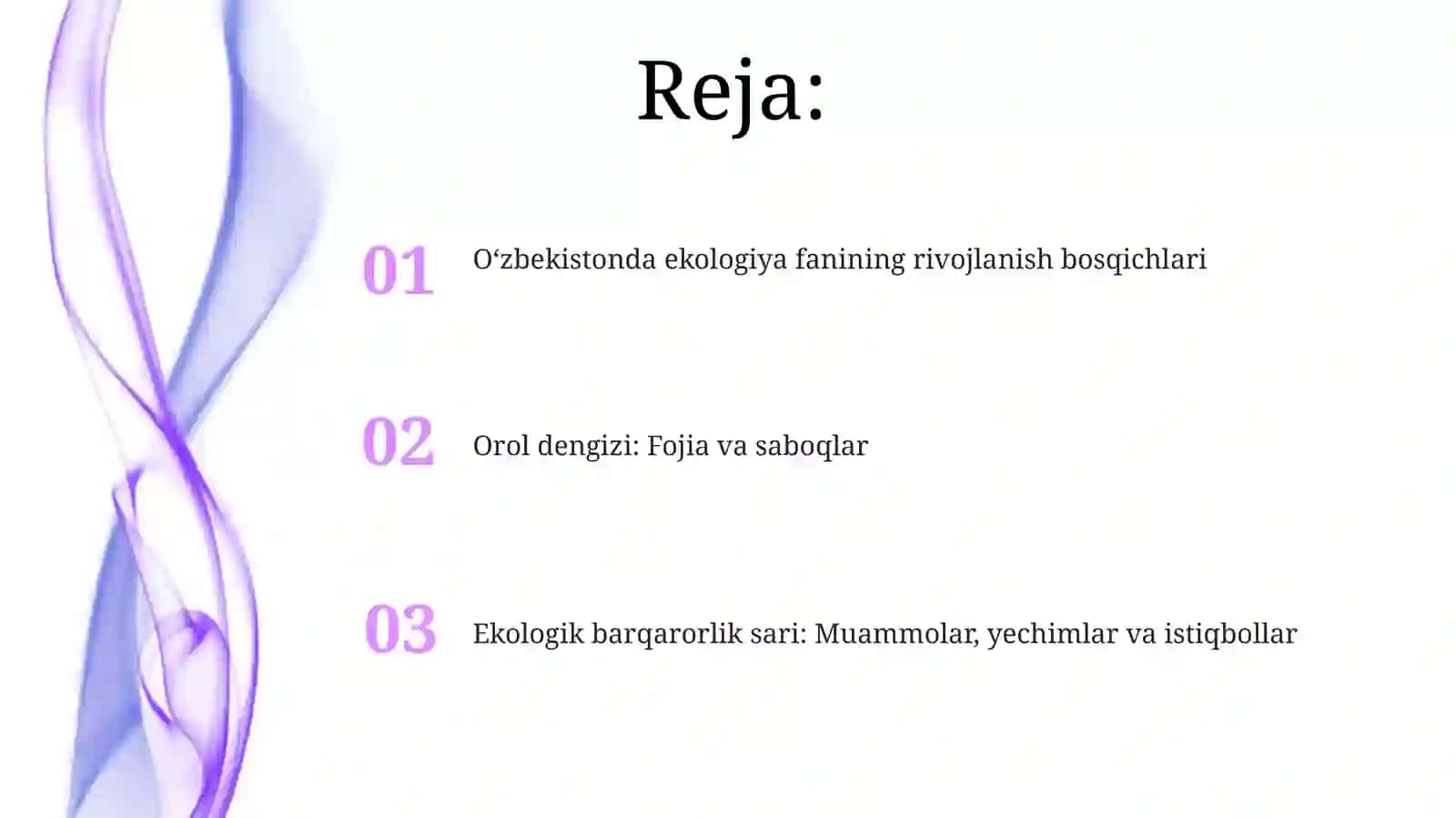 Oʻzbekistonda ekologiya fanining rivojlanish bosqichlari 2