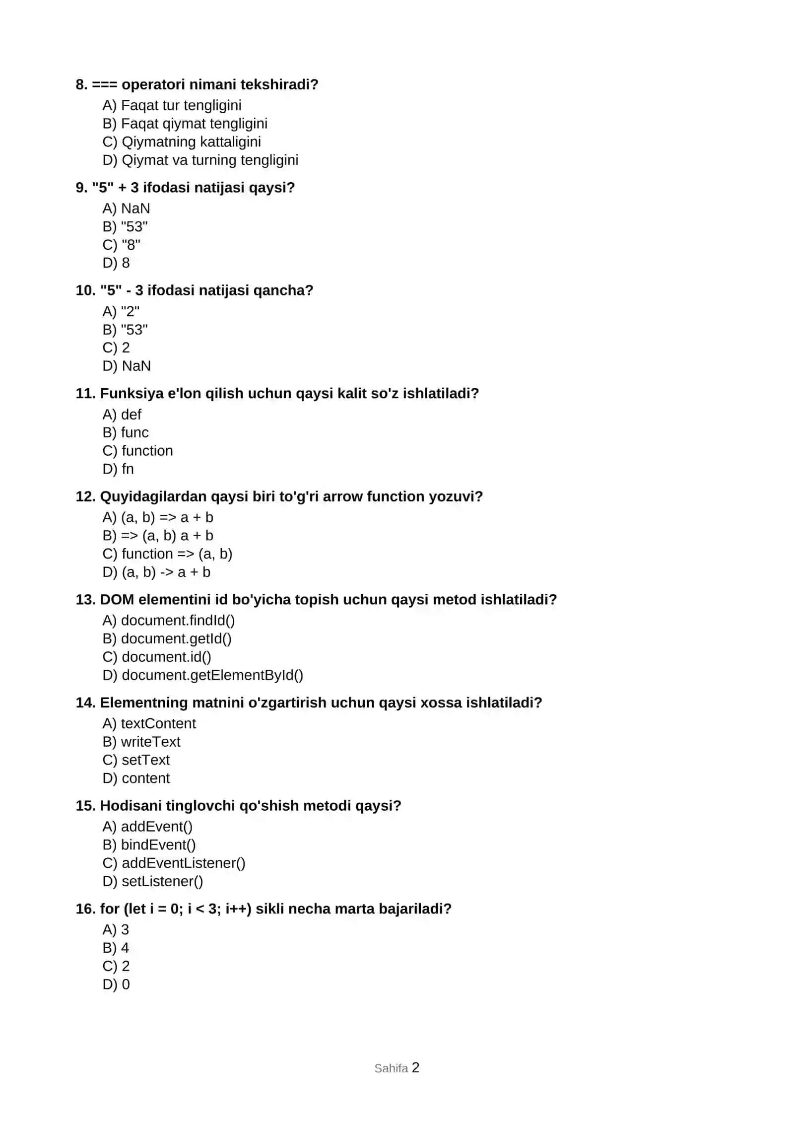 JavaScript asoslari 2