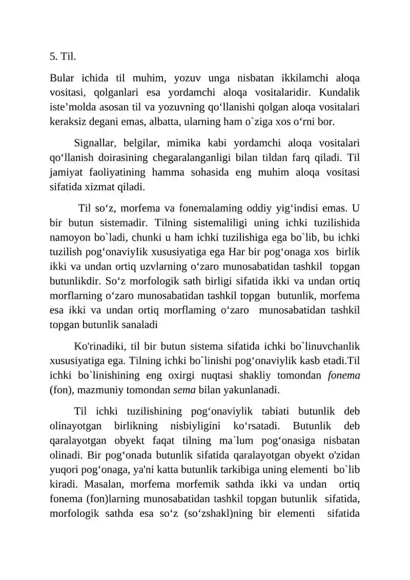 Tilning Ichki Tuzilishi va Vazifalari 2
