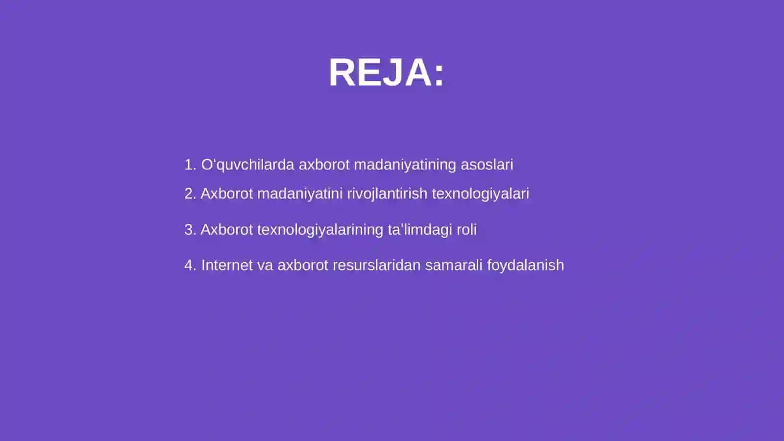 Oʻquvchilarda axborot madaniyatini shakllantirish texnologiyasi 2