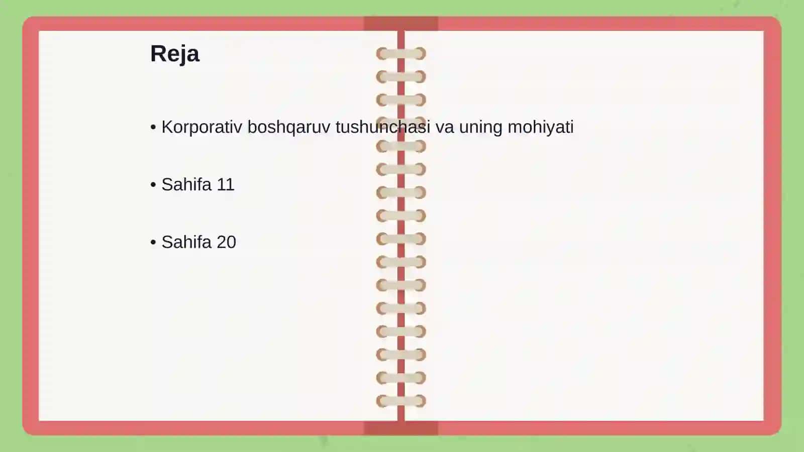 Korporativ boshqaruv tushunchasi va uning mohiyati 2