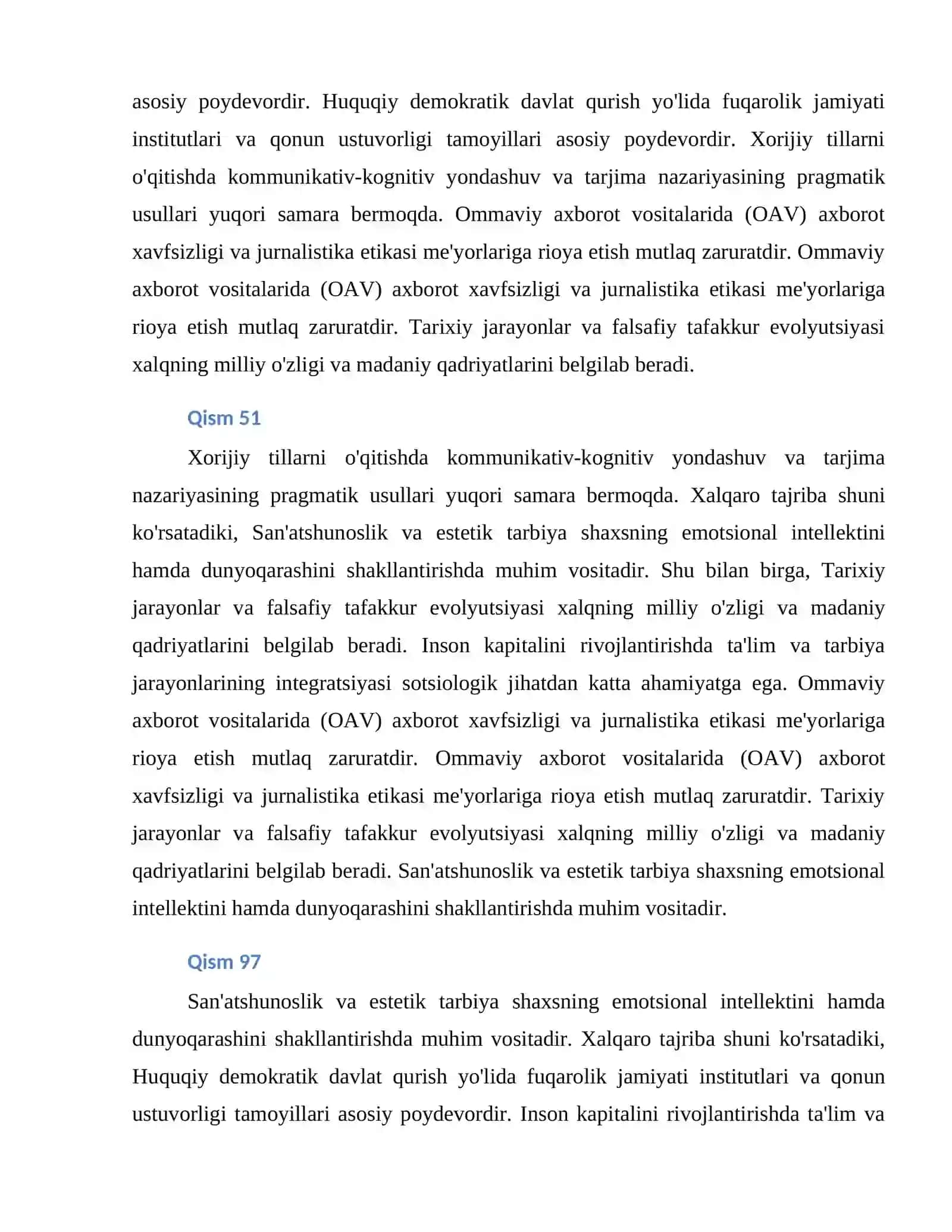 TARJIMA NAZARIYASI - AMALIY TOPSHIRIQLAR 2