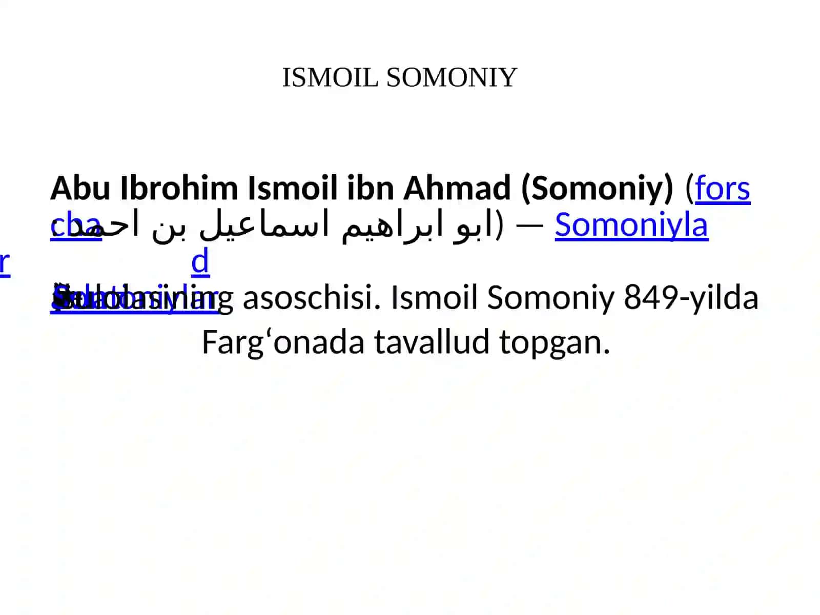 Musulmon Uygonish davrida shaxsiyatlar shakllanishi 2