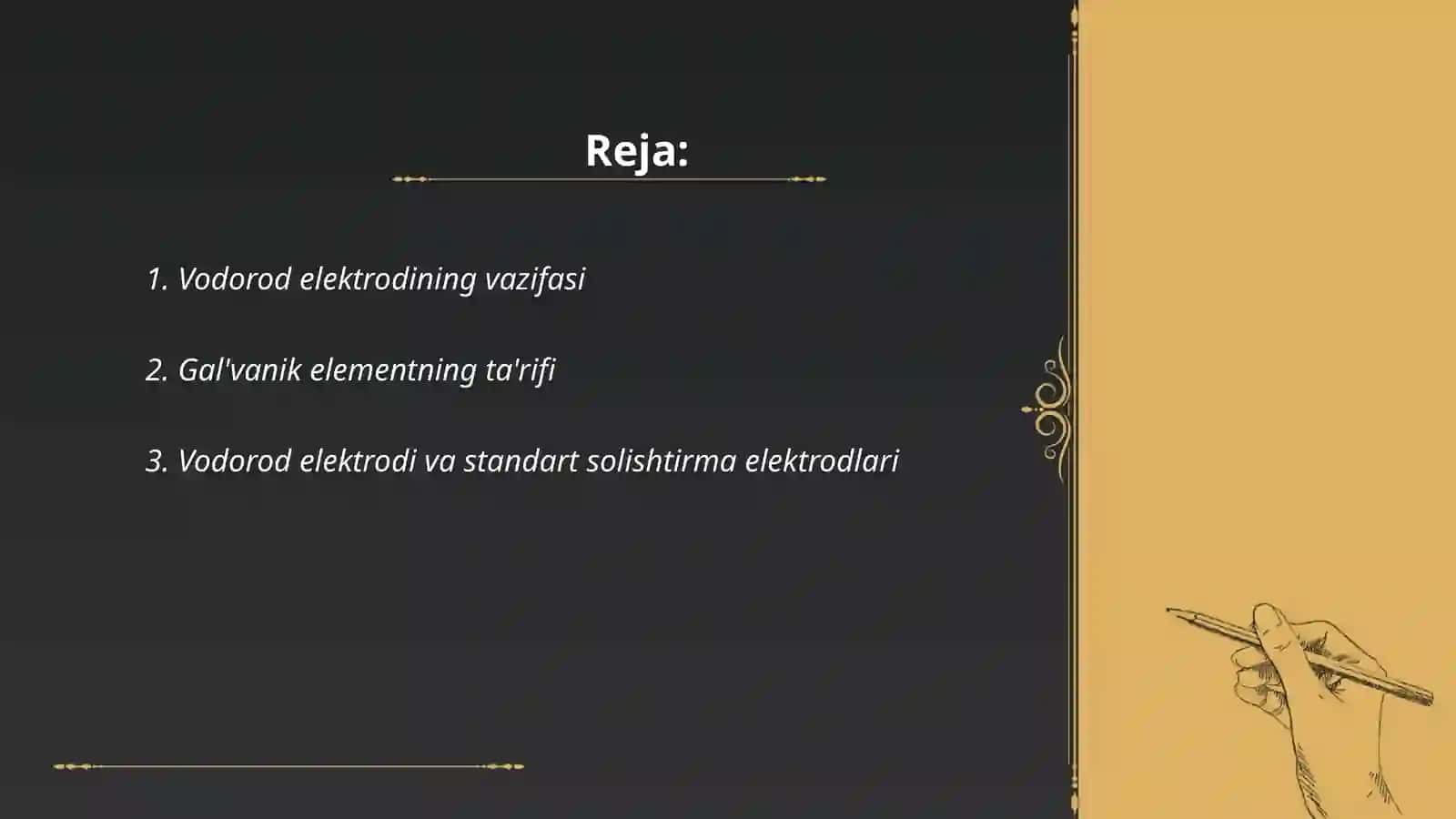 Vodorod elektrodi 2