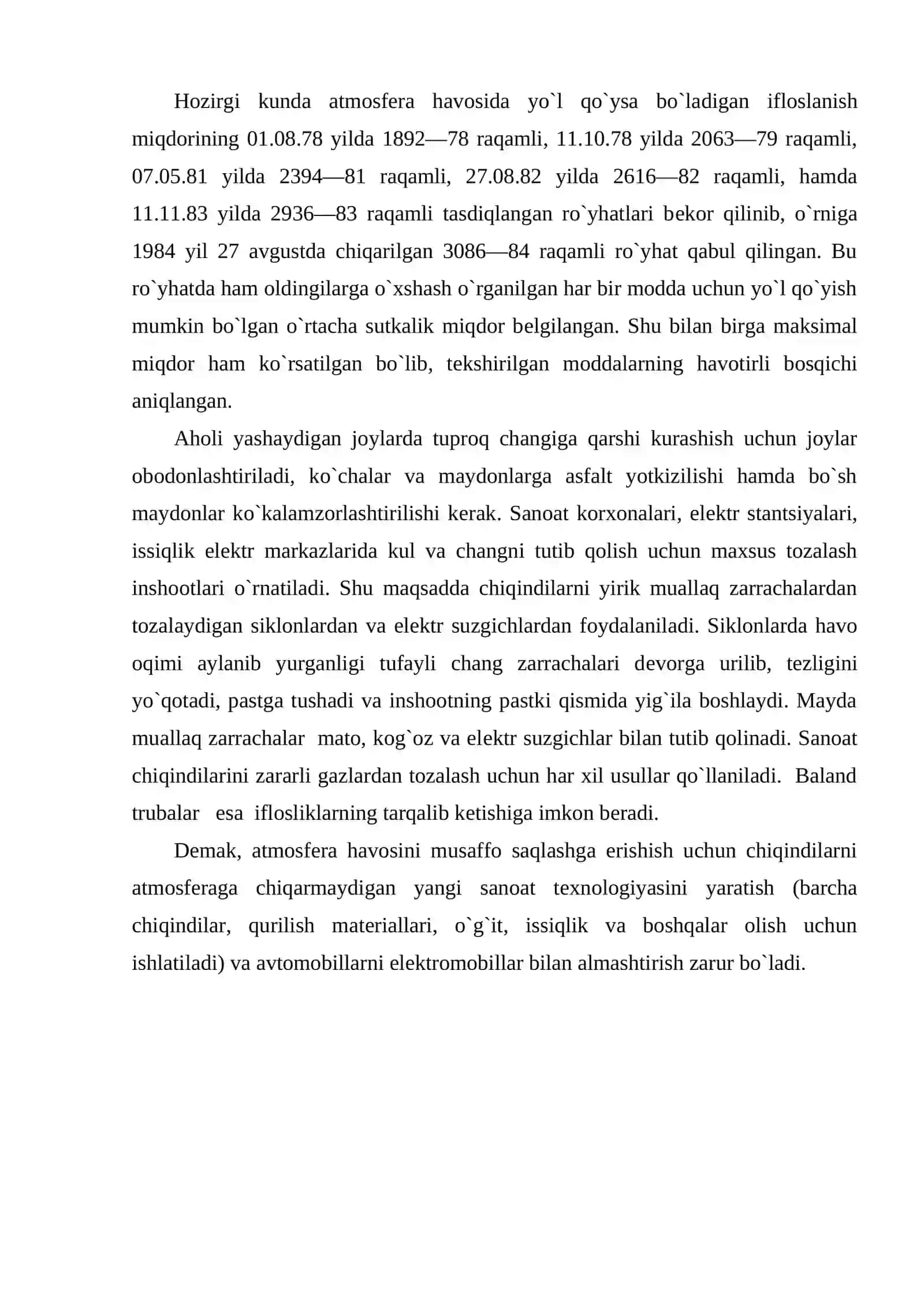 Atmosfеra havosining ifloslanishi va uning gigiеnik ahamiyati 2