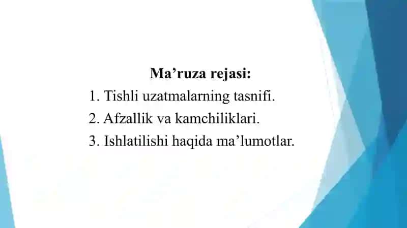 Tishli uzatmalar haqida umumiy tushunchalar 2