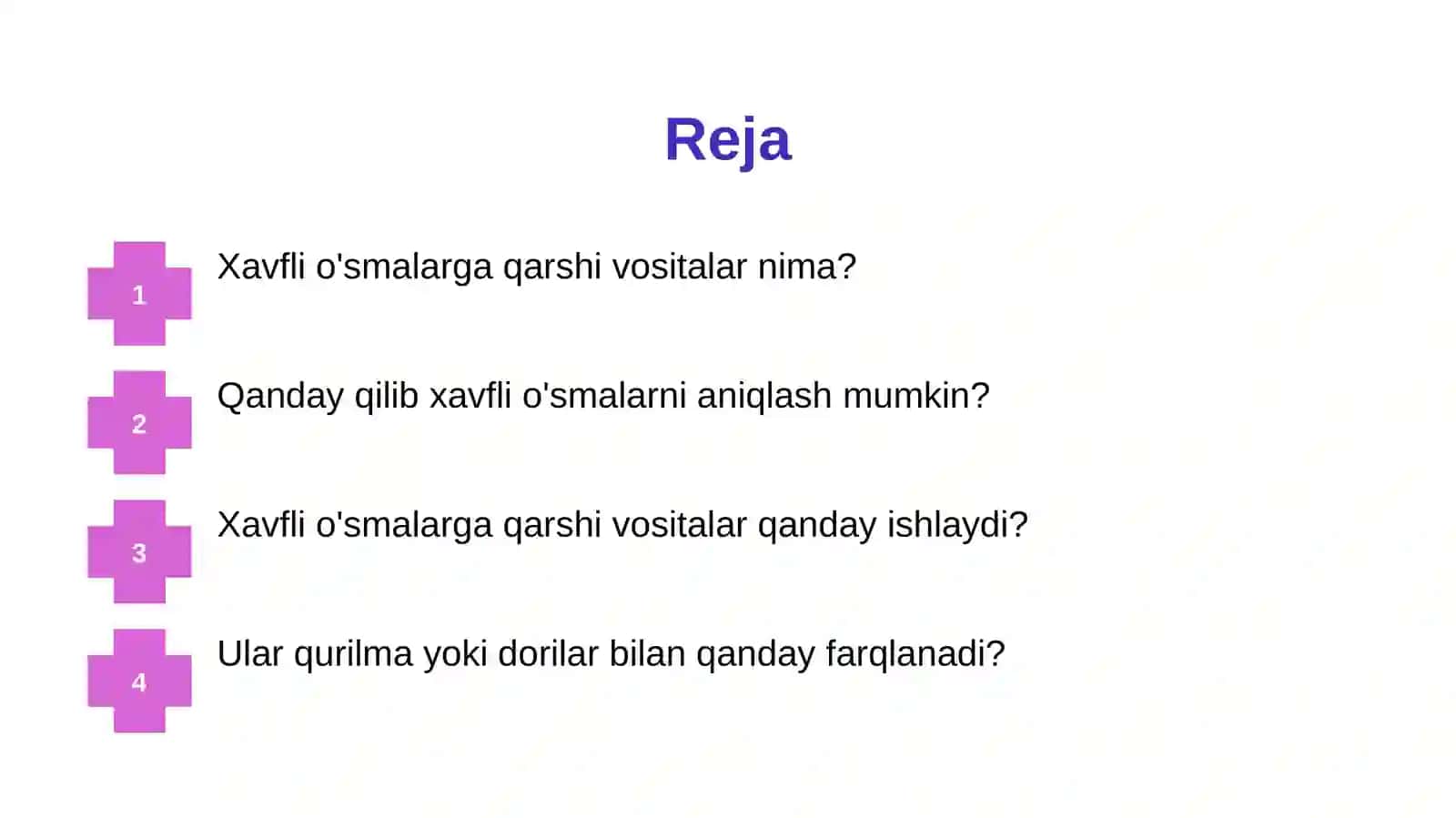 Xavfli o'smalarga qarshi vositalar 2