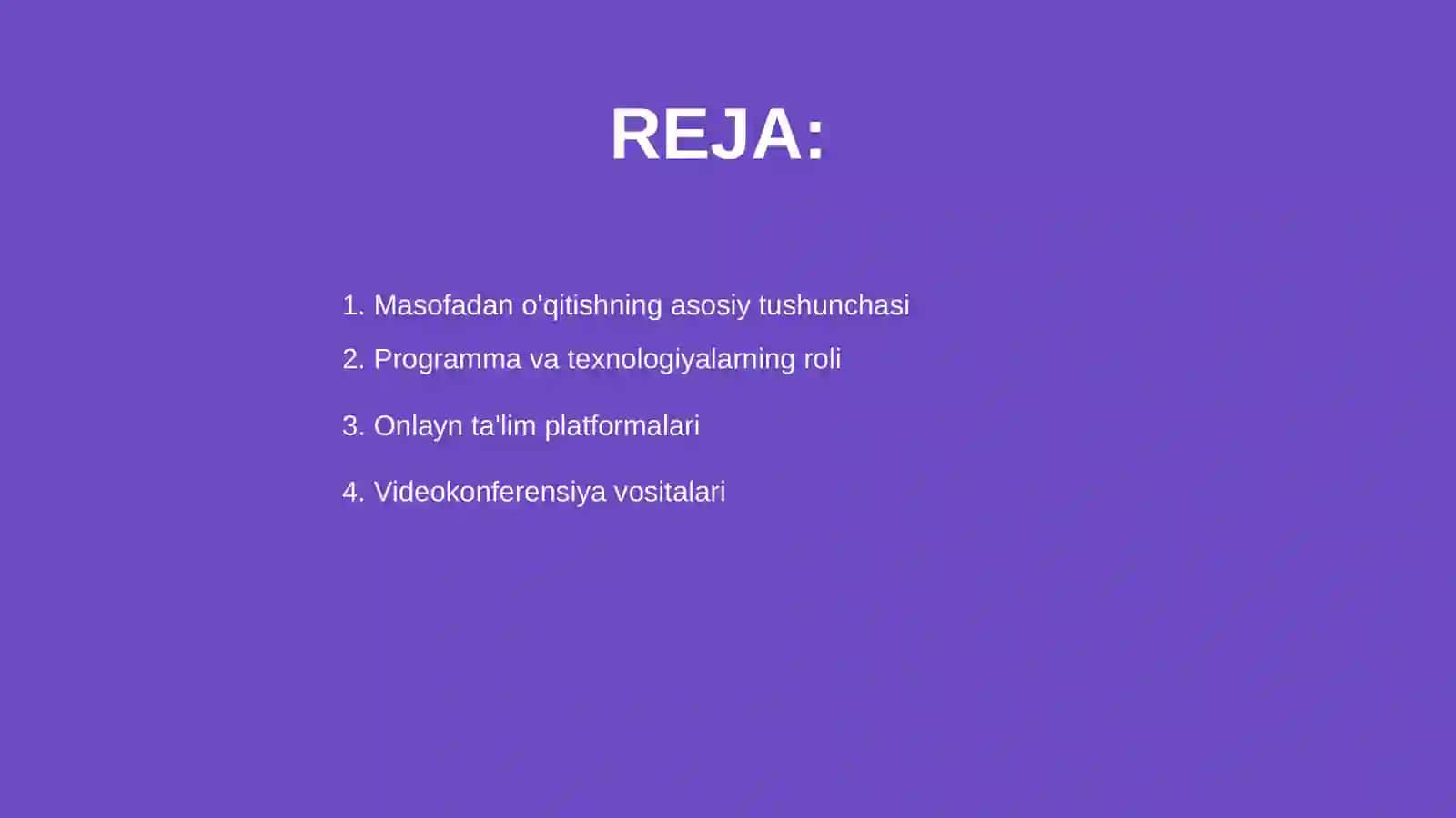 Masofadan o'qitishning programma va texnik vositalari 2