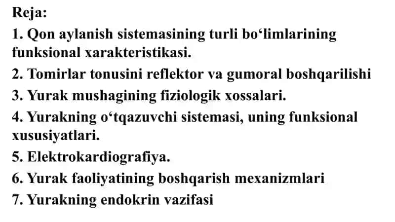 Yurak qon tomirlari 2