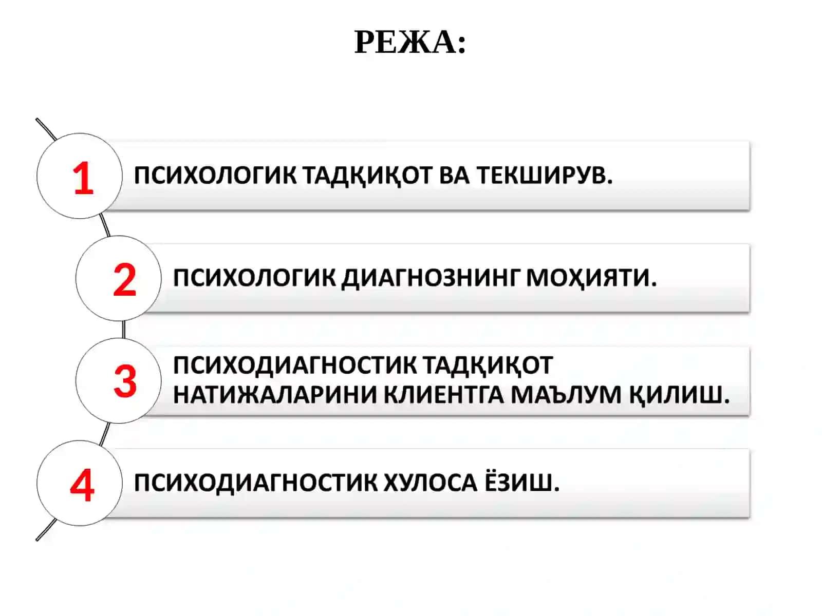 ПСИХОДИАГНОСТИК ТЕКШИРУВ ВА ТАДҚИҚОТ 2