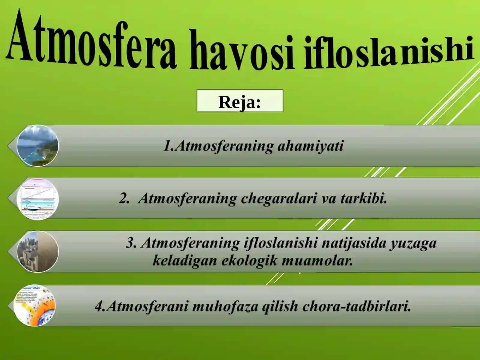 11-SINF Atmosfera havosi ifloslanishi1 2