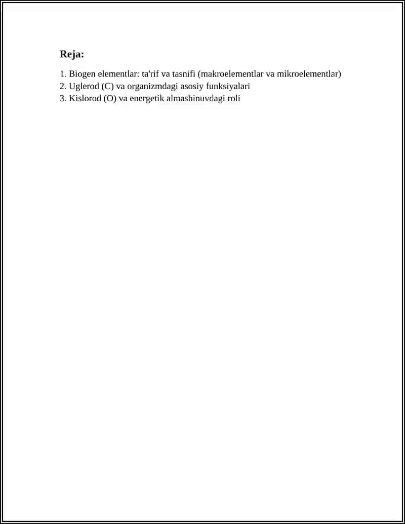 BIOGEN ELEMENTLAR 2