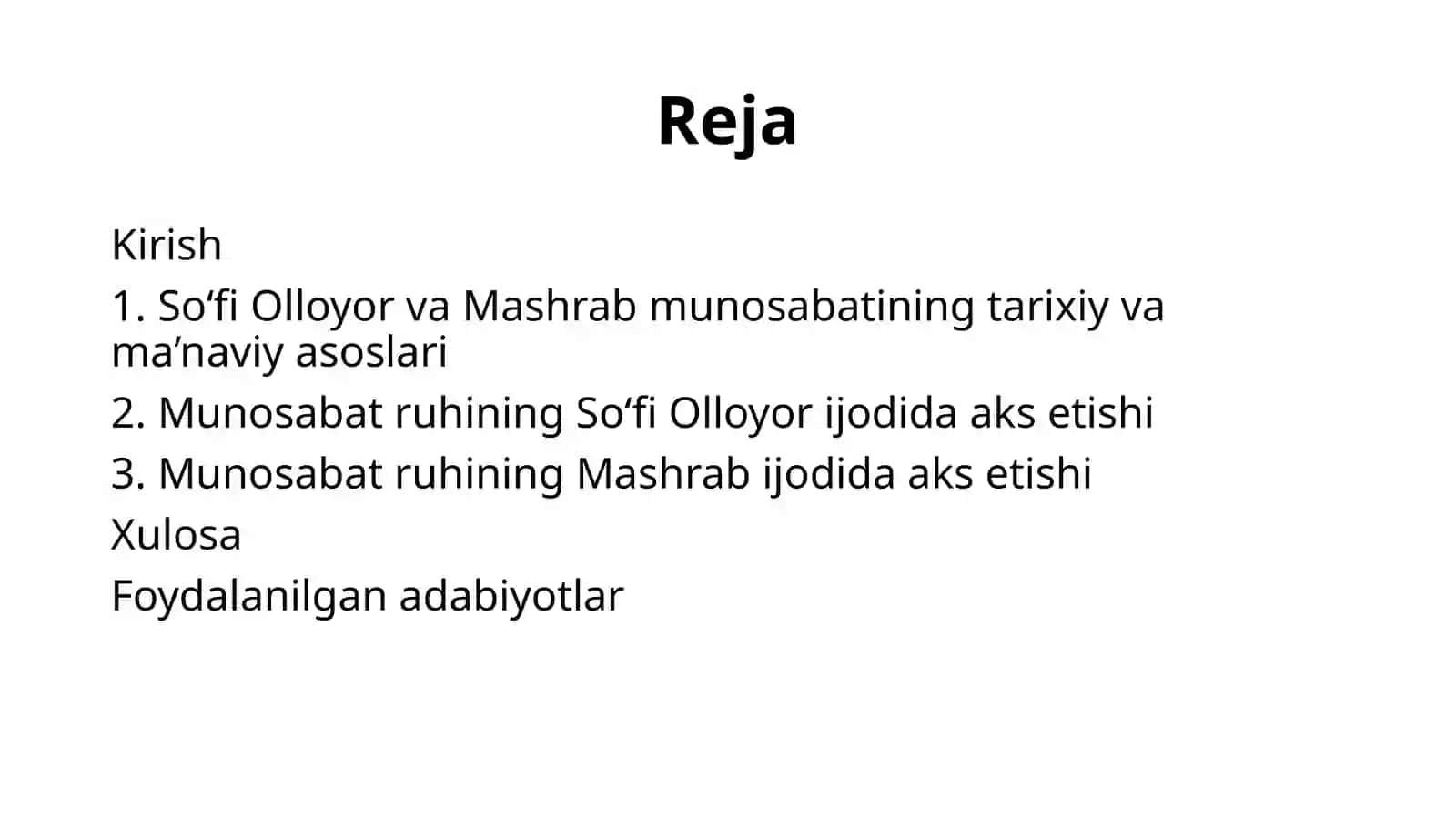 Tazkirai qalandaron asarida So'fi Olloyor va Mashrab munosabati. Bu munosabat Ruhining har ikkala shoir ijodidagi aks holda. 2