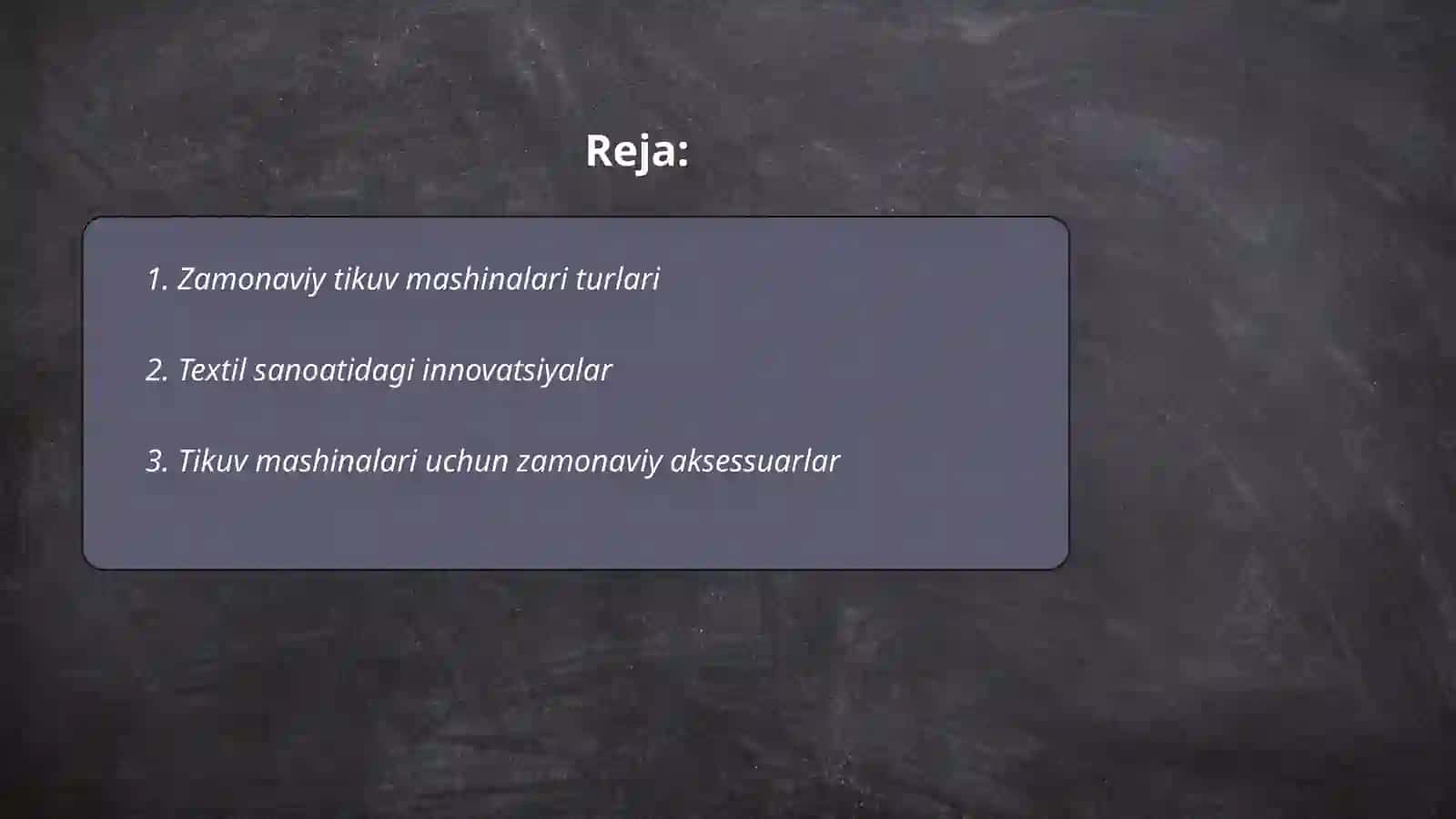 Zamonaviy tikuv materiallari 2