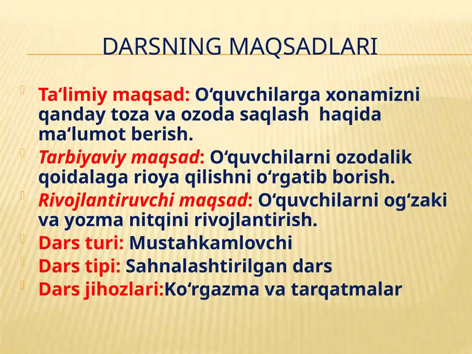 OCHIQ DARS ISHLANMASI 2022-2023 O‘QUV YILI 2