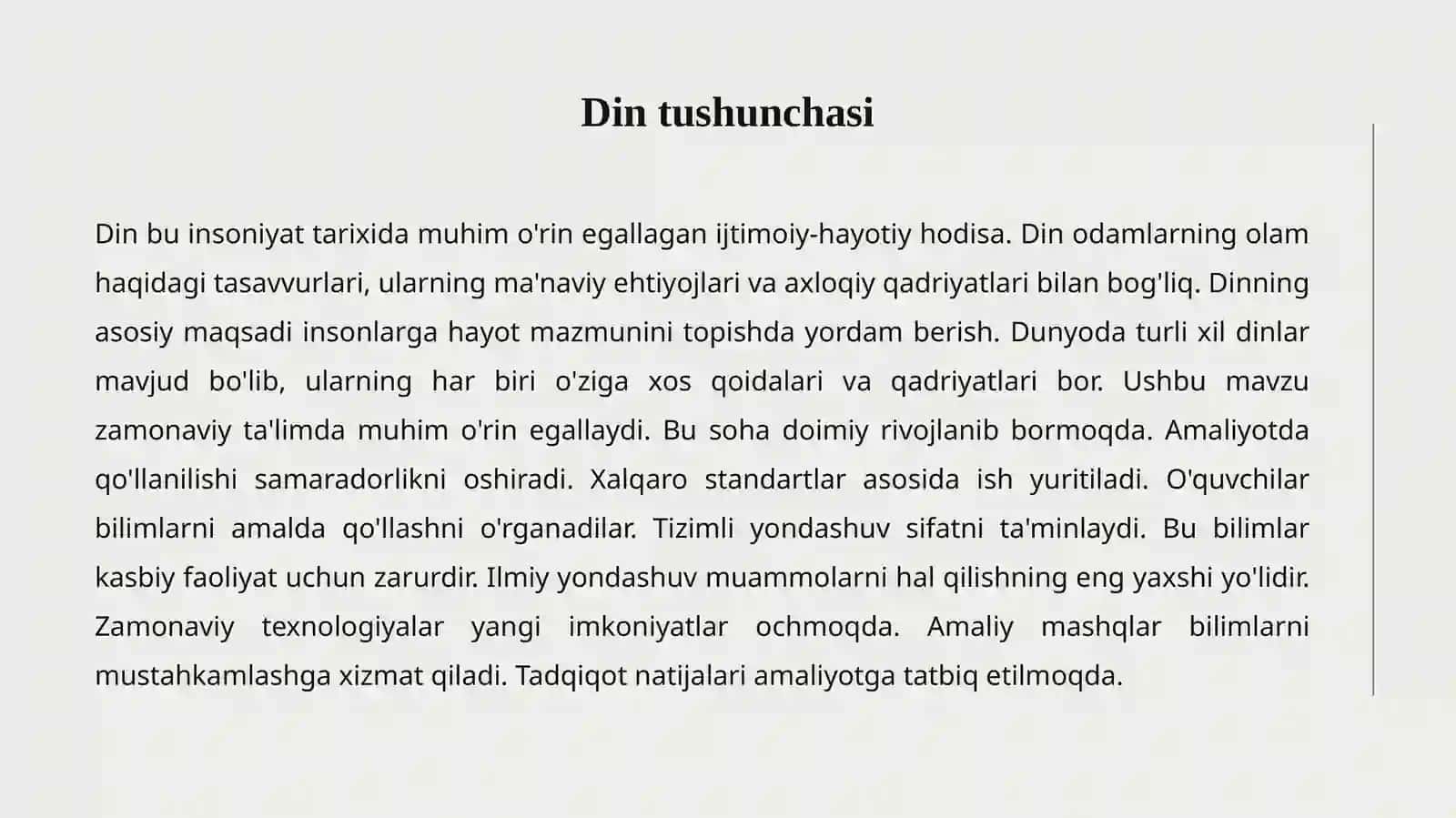 Din va dinshunoslik 2