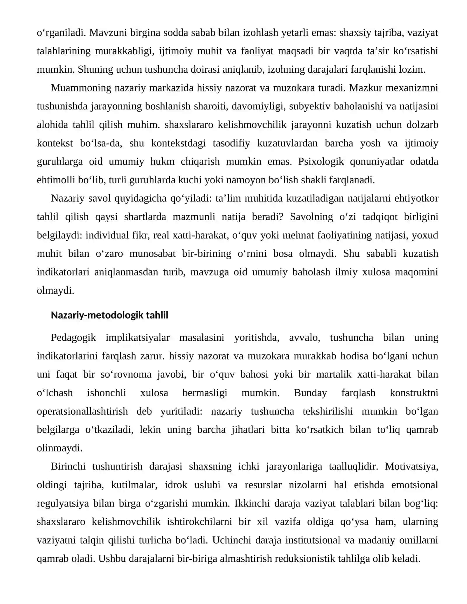 NIZOLARNI HAL ETISHDA EMOTSIONAL REGULYATSIYANING TA’LIM JARAYONIDAGI KO‘RINISHLARI 2