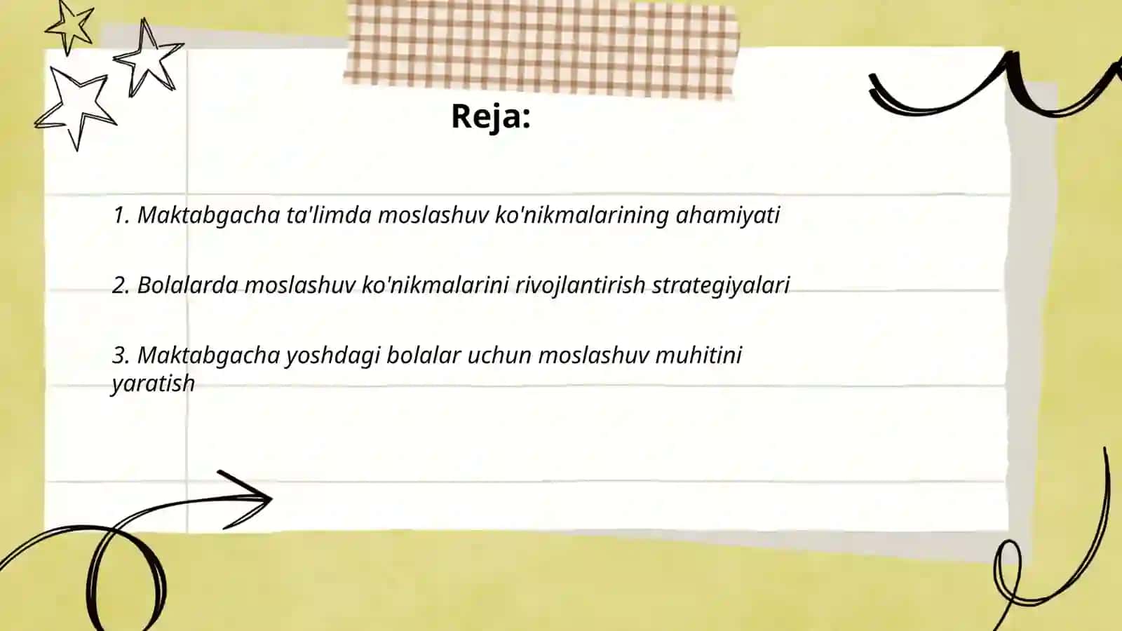 MTT BOLALARNING MOSLASHUV kunikmalarini shakillantirish texnalogiyalari 2