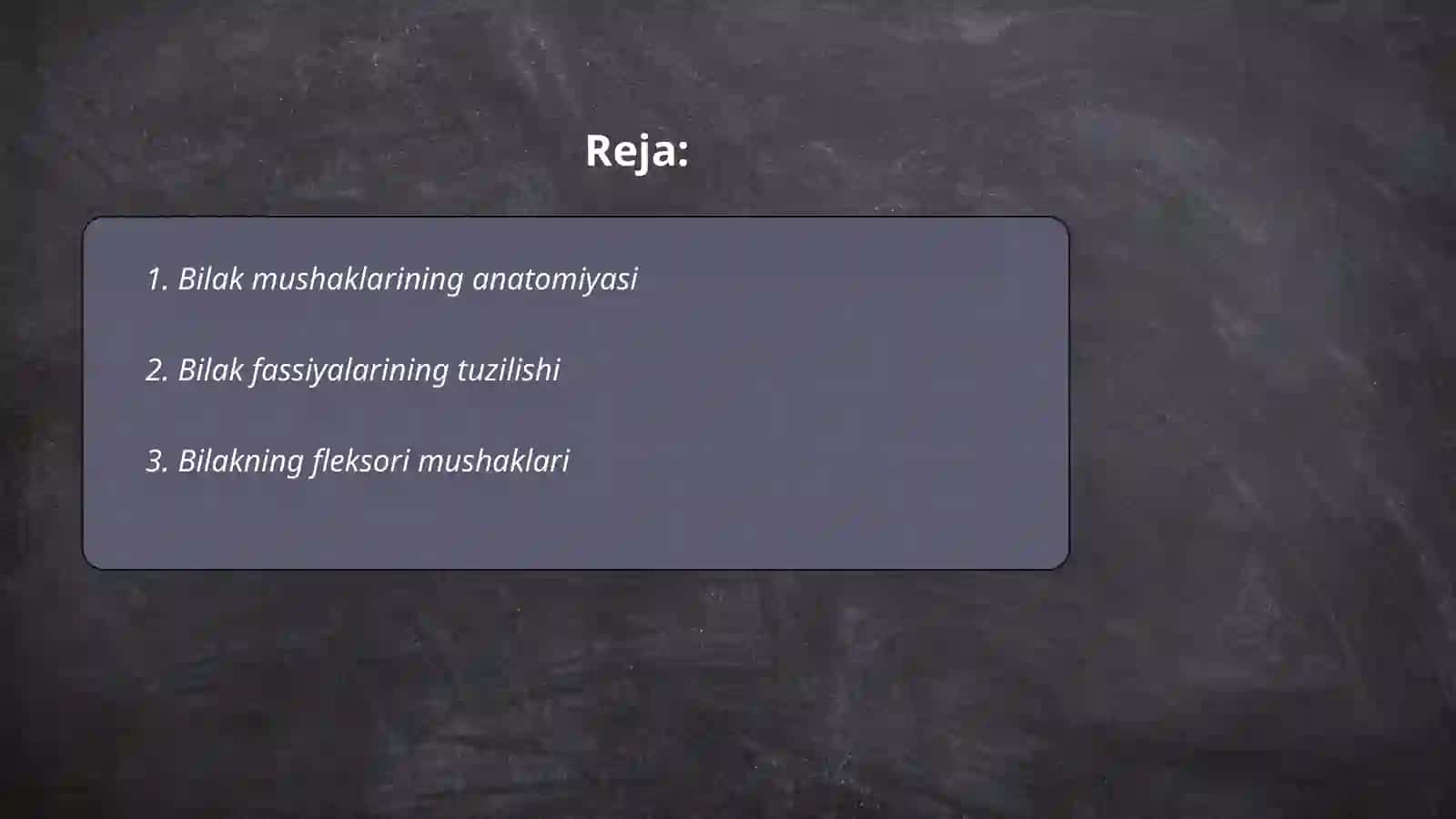 Bilak mushaklari va fassiyalari, qo'l kaft mushaklari 2