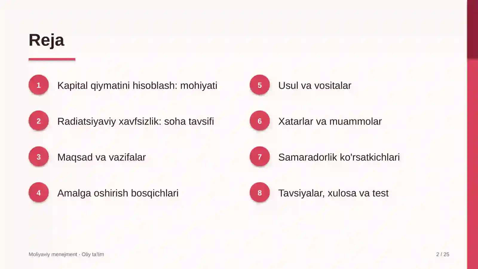 radiatsiyaviy xavfsizlik sohasida kapital qiymatini hisoblash 3646 2
