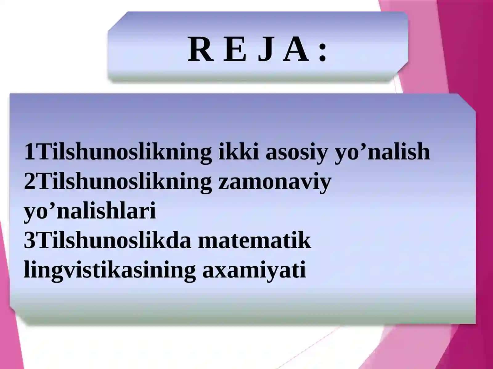 Tishunoslikningzamonaviyyo’nalishlari 2