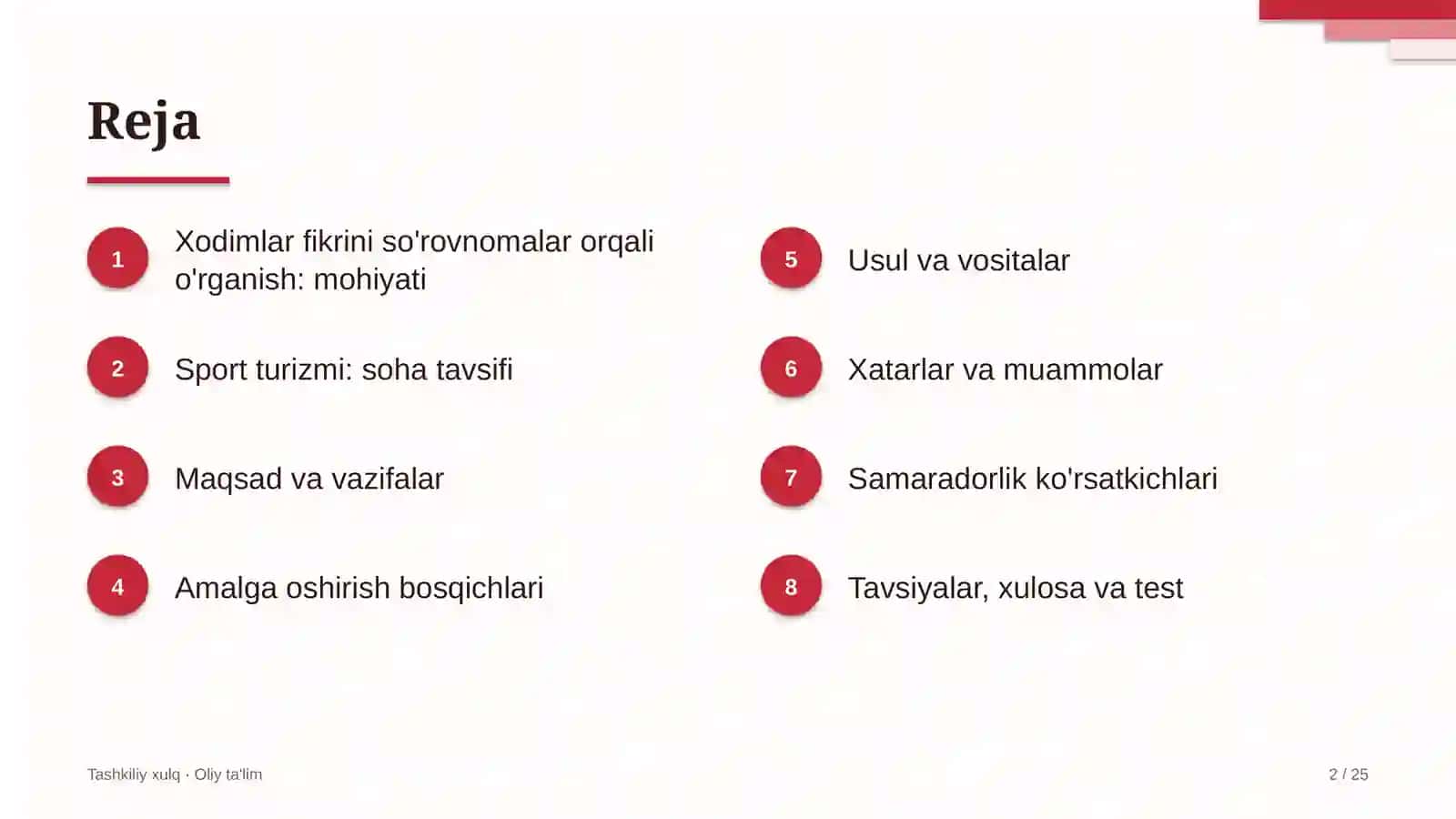 sport turizmida xodimlar fikrini so'rovnomalar orqali o'rganish 7839 2